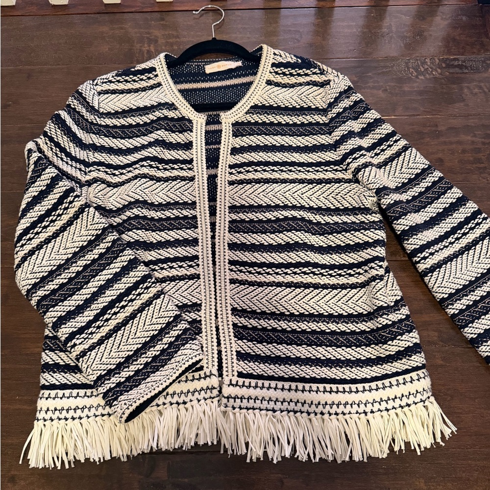 Tory Burch stitched sweater cardigan